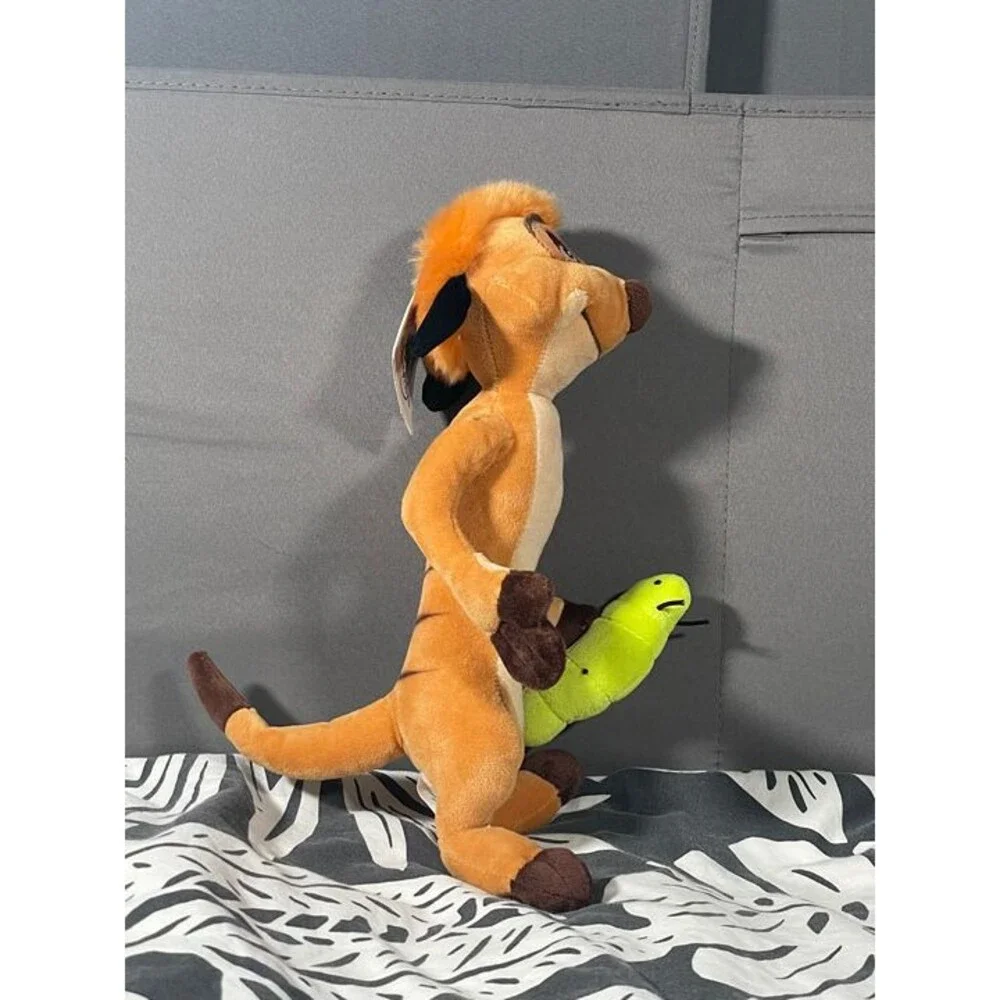 Disney Parks Lion King Timon Plush Toy with Grub Larvae Bug Hakuna Matata NWT